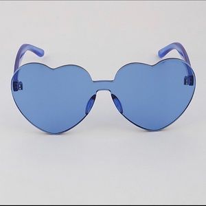 Blue Heart Sunglasses